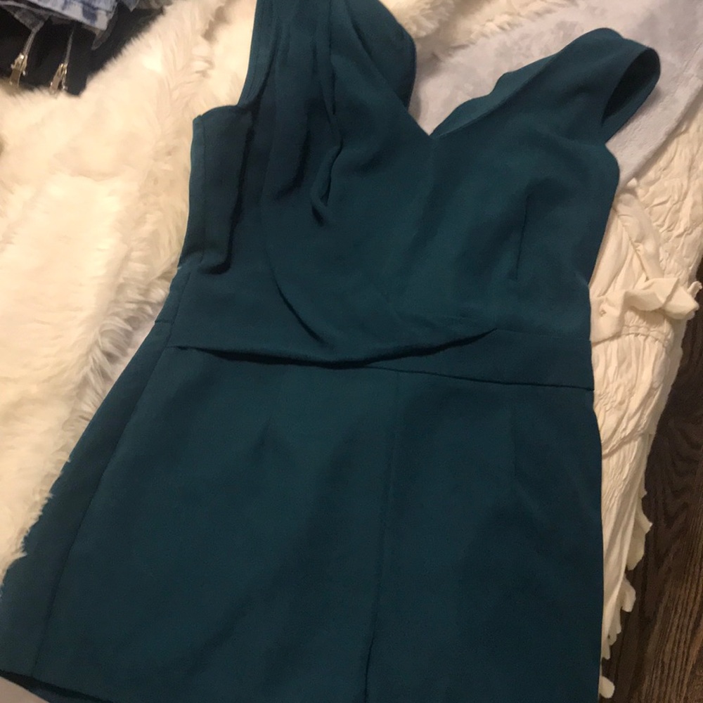 Green short romper